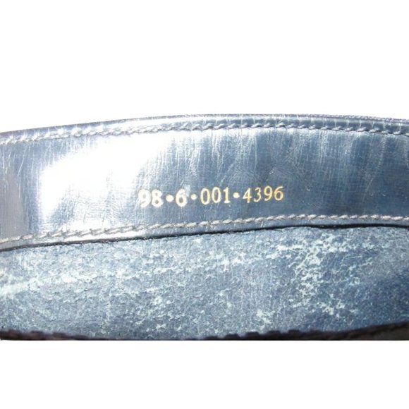 Gucci blue micro Guccissima 1955 horse-bit shoulder/crossbody - Picture 3 of 11